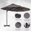 Cristina 4.4m Large Garden Parasol-1664232122