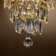 Abianna 3-Lights 12" Teardrop Glass Flush Mount Ceiling Light