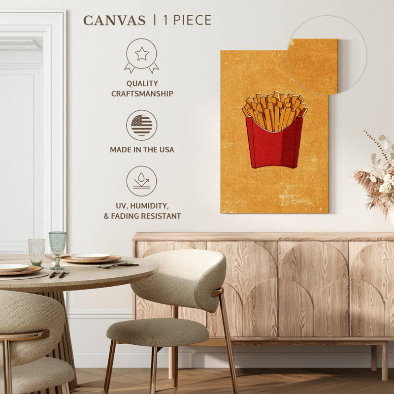 Frites Yarlin, H 30 po x l 20 po