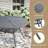 6-Person Outdoor Patio Dining Set With Wicker Chairs-1977145428