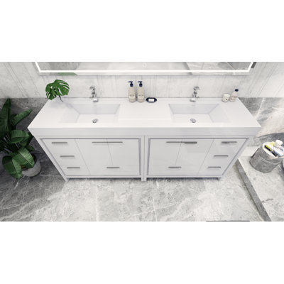 Ensemble de meuble-lavabo double 83 po Marche