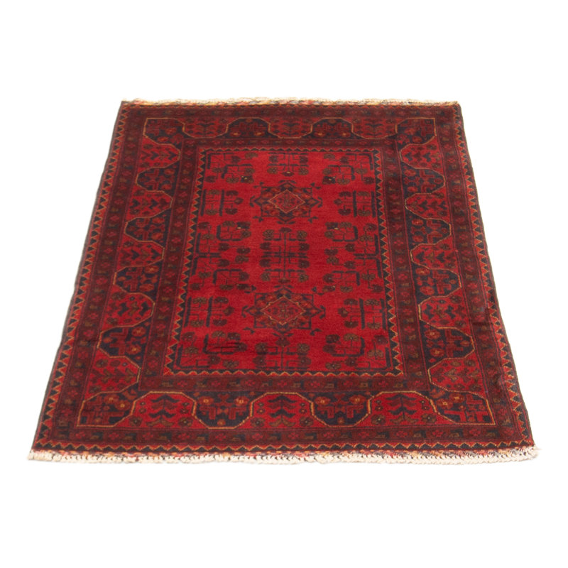 Tapis unique en laine noué à la main 3 pi 4 po x 4 pi 11 po nouvel âge Keenesburg