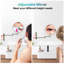 Miroir de maquillage mural Ablie 8 pouces 1x / 10x à double face, rotation libre à 360 degrés-663704906