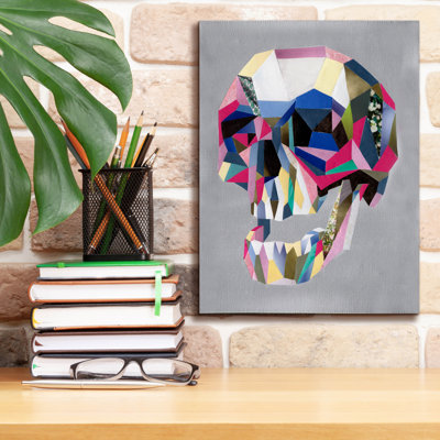 «Skull» par Artpoptart, art mural sur toile