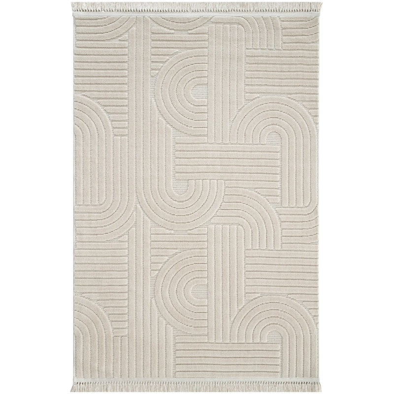 Minka Geometric Chenille Indoor / Outdoor Area Rug, Runner 100 x 300cm