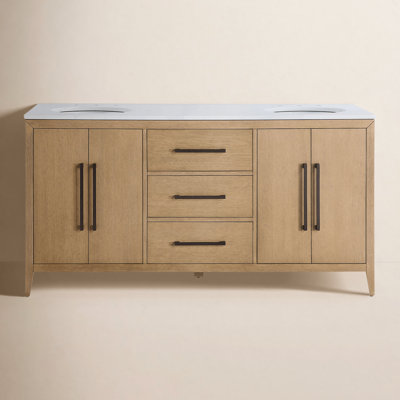 Alsup 66'' Double Bathroom Vanity