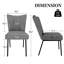 Chaises de salle à manger, chaises de conférence (2 chaises) rembourrées Daina-418480730-418480732
