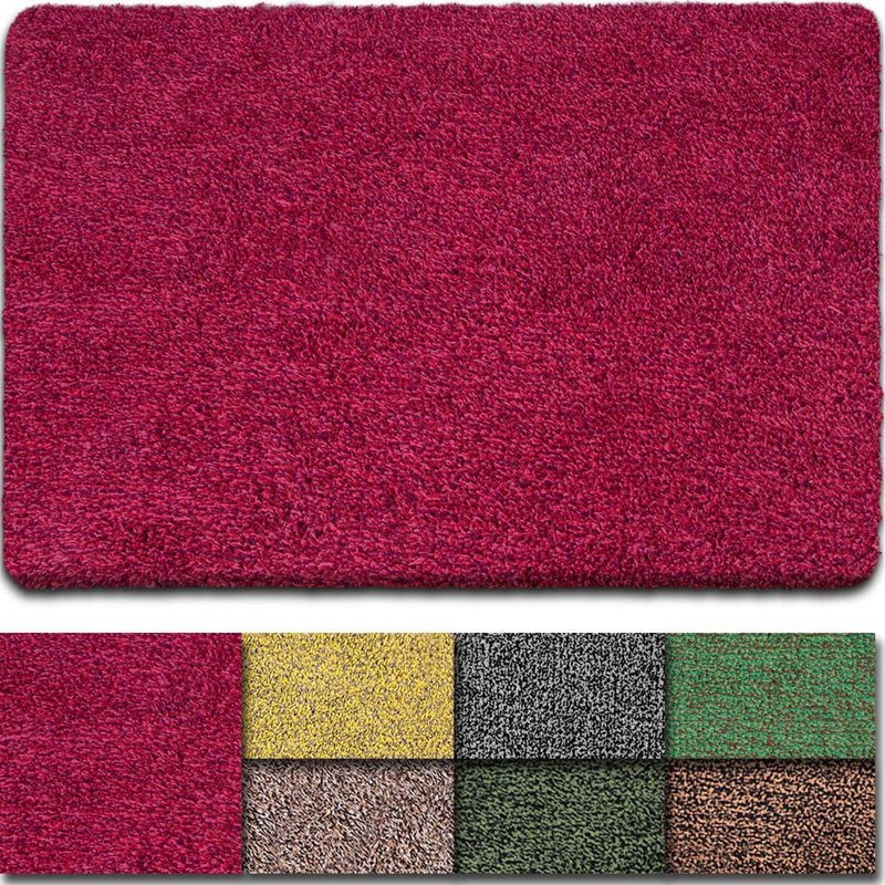 Paillasson d'intérieur Henriette 36 po x 24 po, Rose, l 28 po x L 36 po