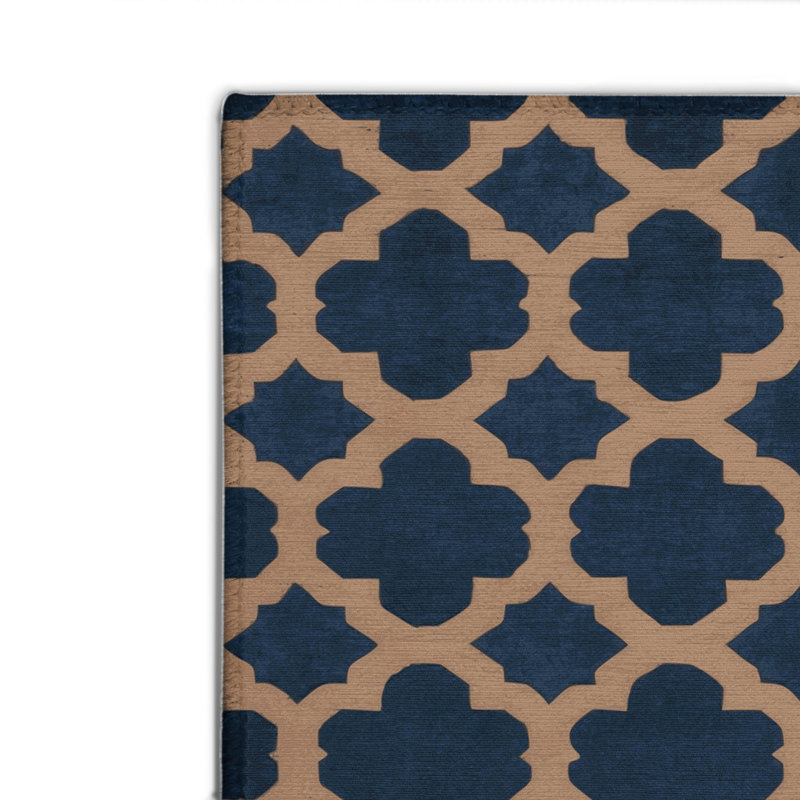 Tapis gris intérieur et extérieur Trellis, Rectangulaire 2 pi x 3 pi