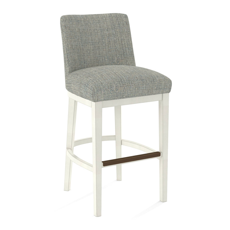 Upholstered Stool, 61676-75, White