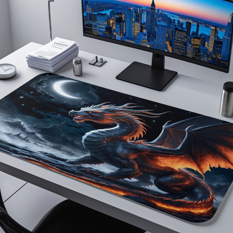 Polyester Desk Pad, 23.6x13.8