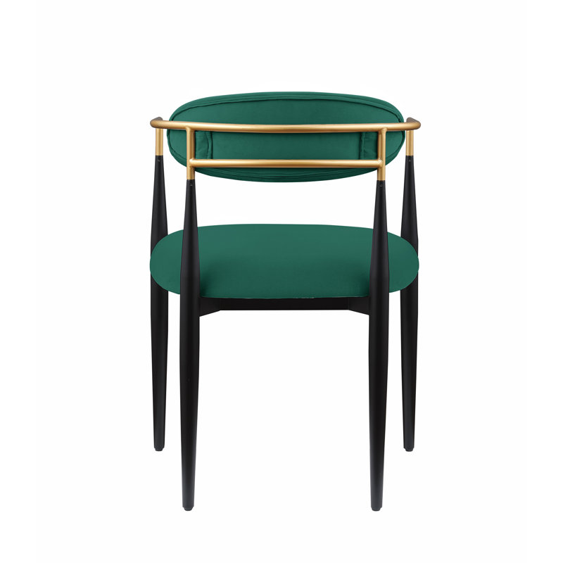 Ensemble de chaises rembourrées 2 pièces, Vert