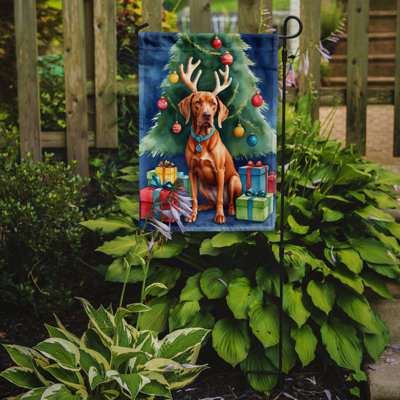 Drapeau de Noël renne de jardin