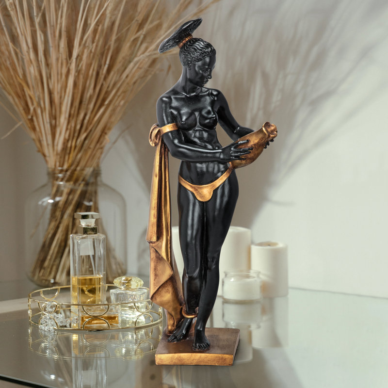 African Water Maiden Statue