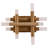 Bembry Modern Iron Flush Mount Wall Sconce with LED Lights and Remote-22370226