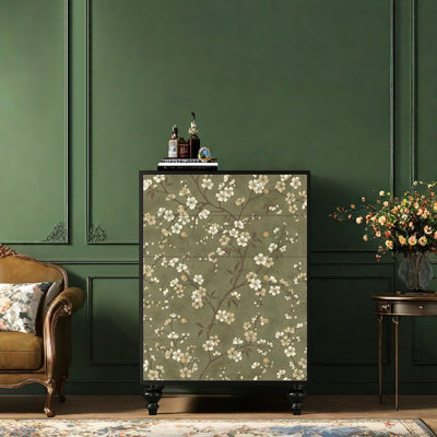 Armoire de rangement de salon American Retro