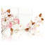 Fleur de cerisier et rose, reproduction d'art sur toile tendue, peinture botanique pastel douce (ensemble de 3)-1481826060