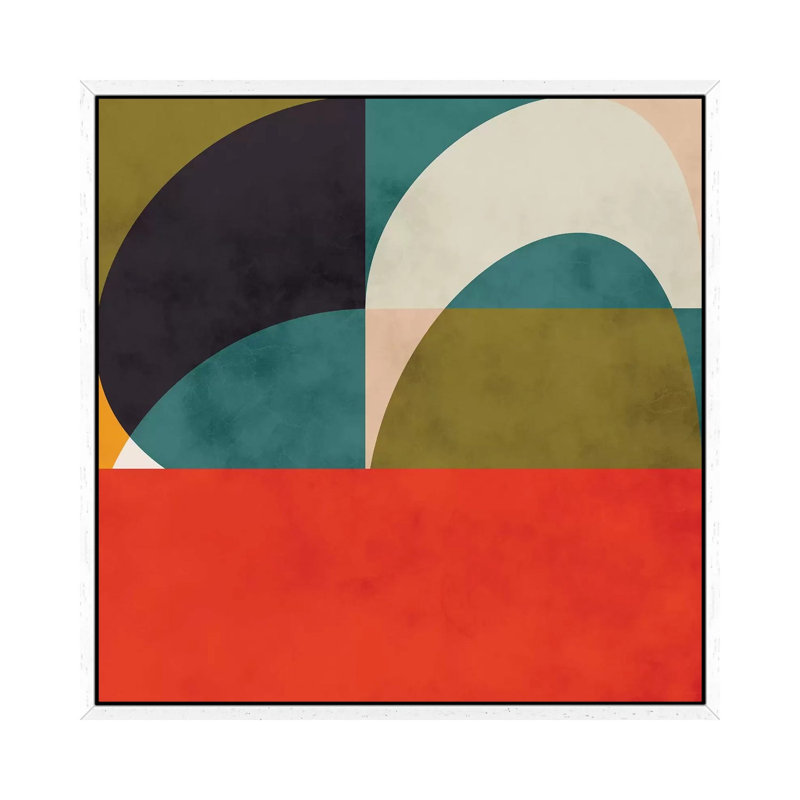 Geometric Shapes II by Ana Rut Bré - Floater Frame Gallery-Wrapped Canvas Giclée on Canvas, 45.72 cm H x 45.72 cm W, White