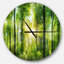 Forêt avec les rayons du soleil - horloge murale moderne-34141293