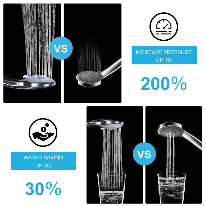 Handheld Shower Head, Chrome