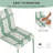 Stackable Patio Dining Chairs, Pp Metal Modern 4 Pack For Patio Dining