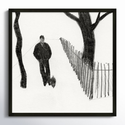 Walking the Dog Print by Simon Schneiderman