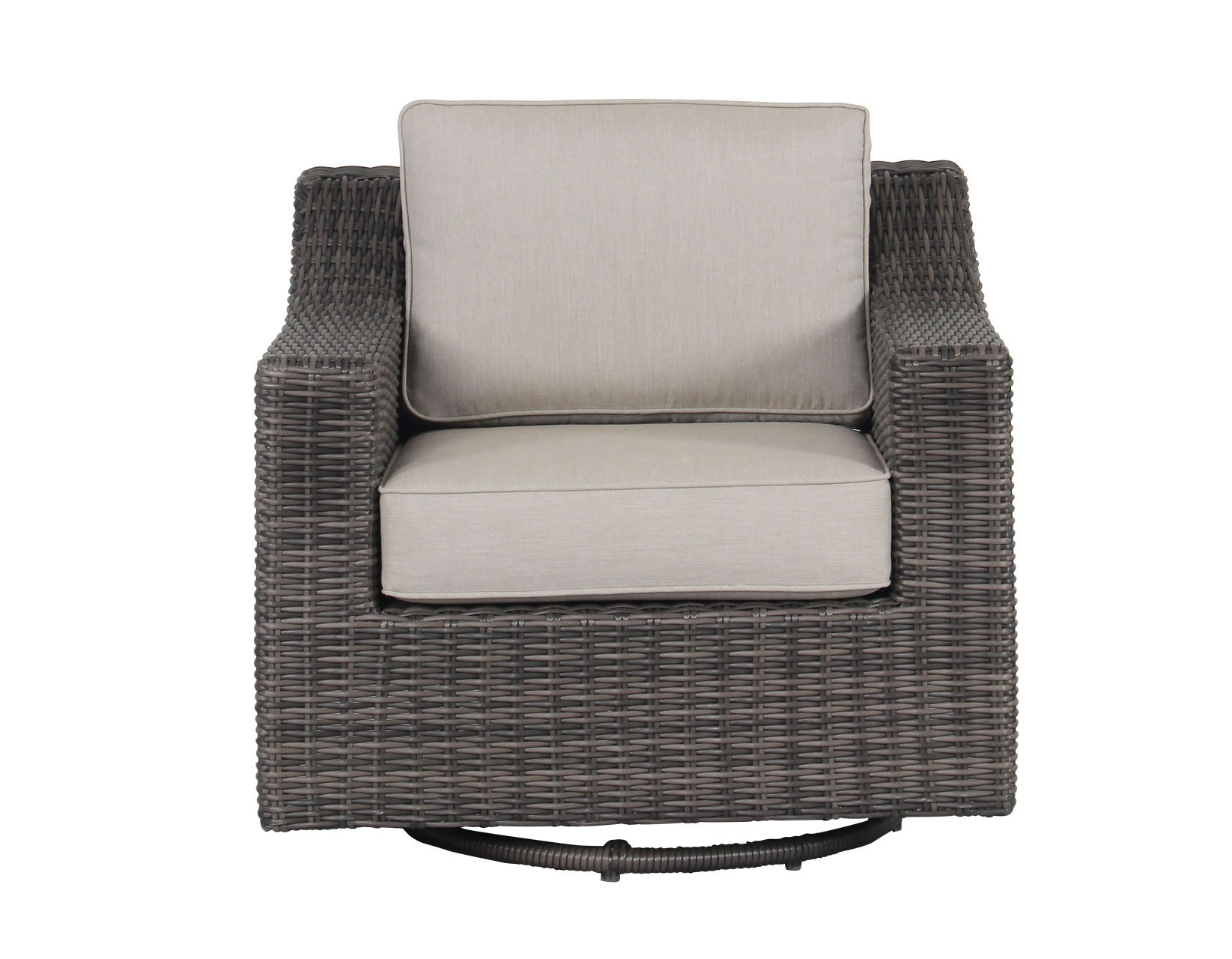 Latitude Run® Neerav Swivel Wicker Outdoor Lounge Chair | Wayfair