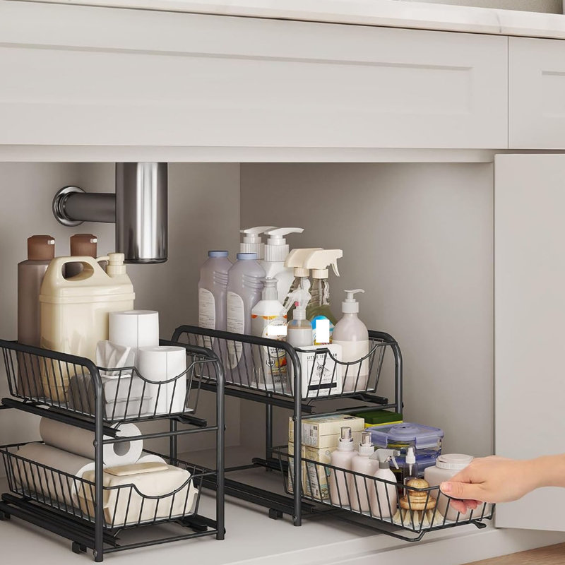 Steel Under Sink Organiser