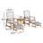 Demetri 2 - Person Patio Conversation Set with Cushions