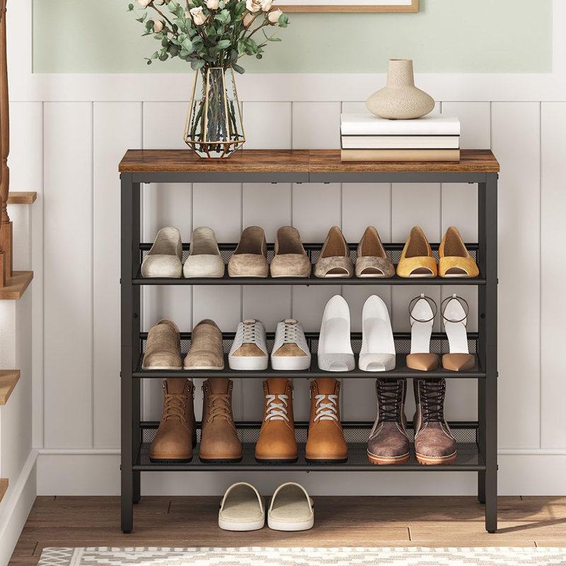 16 Pair Shoe Rack