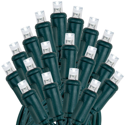 Outdoor 100 - Bulb 50'' Plug-in LED Wide Angle LED String Light