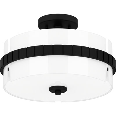 Debarata Glass Semi Flush Mount