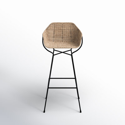 Haneza Counter Stool with Metal Frame