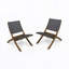 Chaise d'appoint de patio (ensemble de 2)