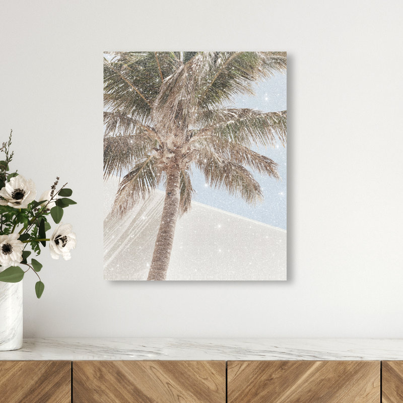 Monotone Tropics I Print by Oliver Gal, 20"H x 16"W, Gallery Wrapped