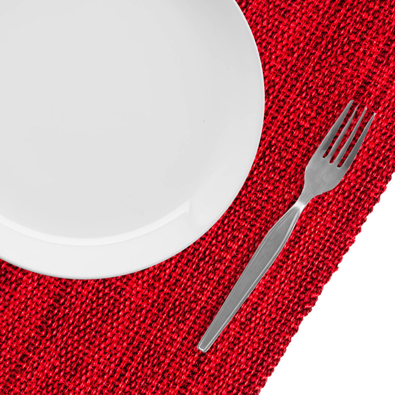 Jalyssia Solid Colour 100% Cotton Table Runner, Brick