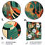 Vert et orange Mid Century Innovations IV - Décoration murale moderne en métal de style Mid-Century-1457297835