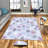 Premium Woven Area Rug, 5.2 x 7.5 Feet, 100% Polyester, 0.3 Inch Pile Height | Antibacterial, Non-Slip PVC Felt Dot Underside | Machine Washable, 3D Digital Print, Ideal for Living Room & Bedroom Decor-353439001