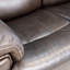 Causeuse inclinable électrique en cuir fleur