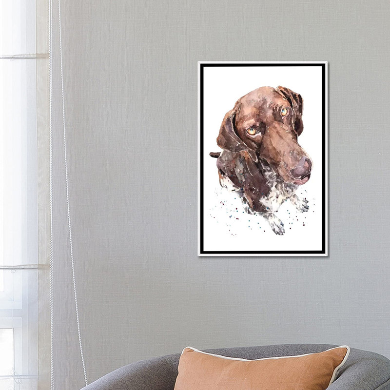 GSP II par EdsWatercolours - impression d'art graphique, Toile blanche encadrée, Pas de tapis, H 26 po x l 18 po x P 1,5 po