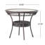 Ensemble de salle à manger pour 4 personnes 34 "avec coussins Berume-28021156