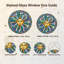 Panneau de vitrail Sun Face H 12 po-1064535840