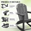 Chaise Adirondack en HDPE-473987052