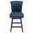 George Oliver Counter Stools,26" 360 Free Swivel Bar Stools,Modern Counter Height Bar Stools With Upholstered And High-Back,Wooden Barstool For Kitchen Island And Counter Height,Set Of 1,PU Leather-756766125