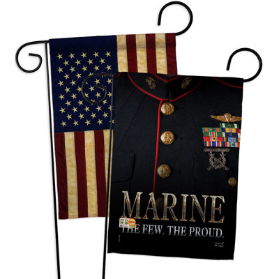 Double Sided 18.5'' H x 13'' W Polyester Garden Flag