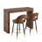 50"l Rectangle Modern Kitchen Dining Table With 25"h Dining Chair-1114261749-1114261744