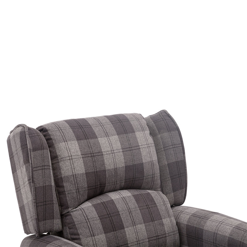 Lynnwood 80cm Wide Wing Chair Recliner, Charcoal