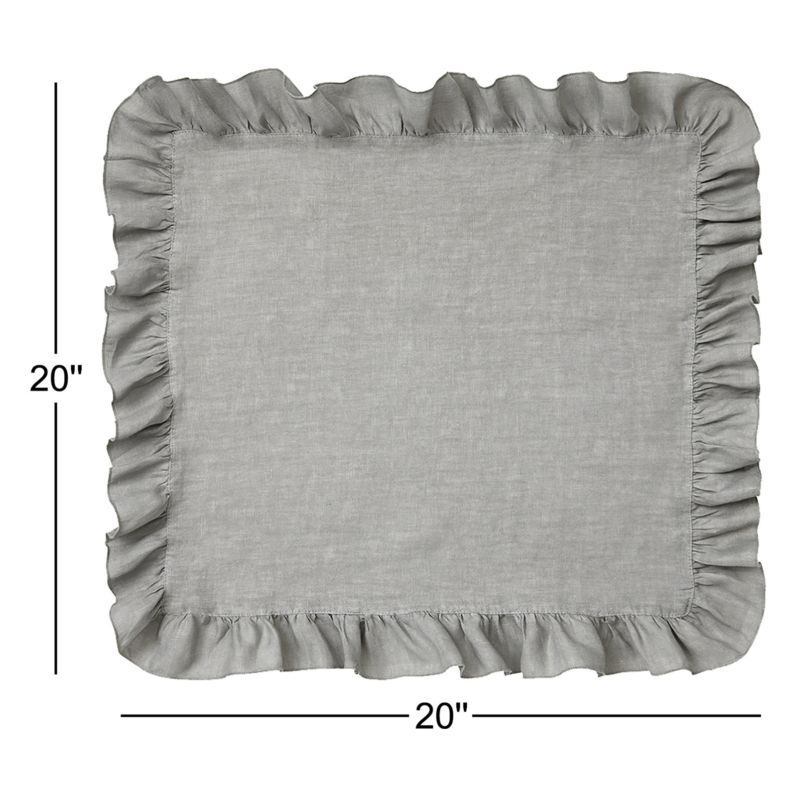 Lucca Napkins Baby Blue, Gray