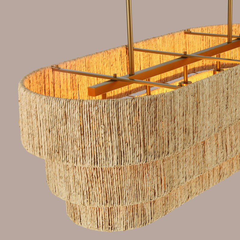 Bay Isle Home™ Azisa - 5 Light Island In Signature Brass Finish