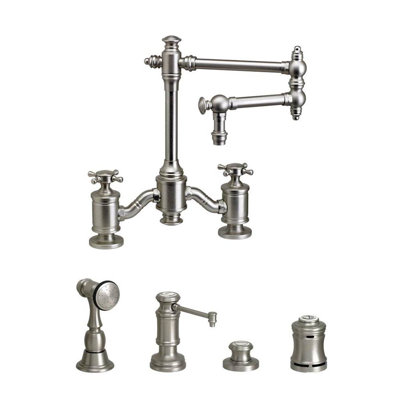 Towson Bridge Faucet - 12" Articulated Spout